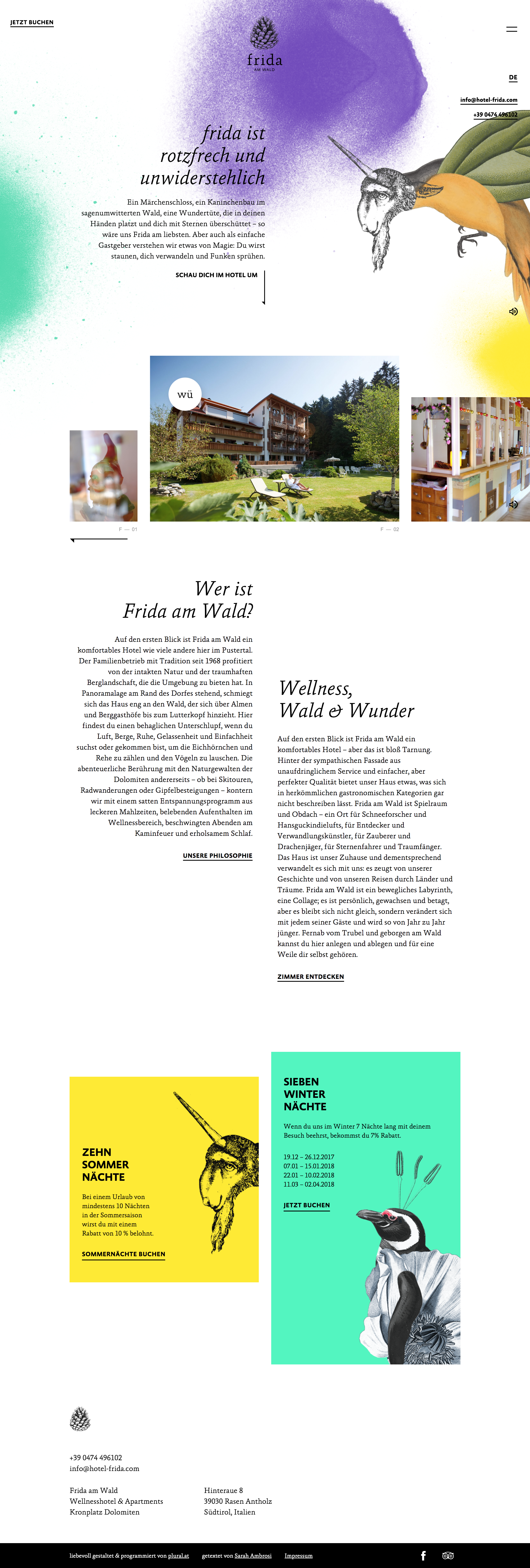 Frida am Wald